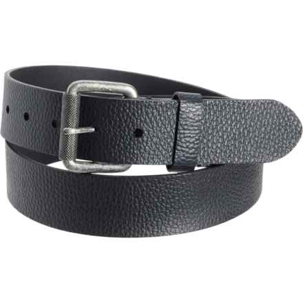 Timberland Milled Pull-Up Belt - Leather, 40 mm in Black
