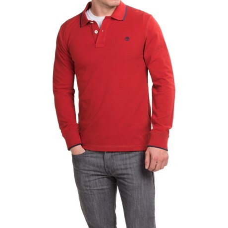 Timberland Millers River Polo Shirt – Long Sleeve (For Men)