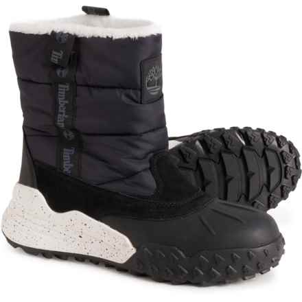 Timberland Moriah Range Mid Pull-On Pac Boots - Waterproof, Insulated (For Women) in Jet Black