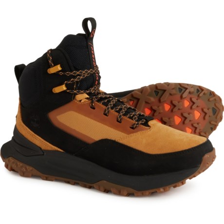 Timberland Motion Access Mid Lace-Up Boots - Waterproof, Suede (For Men) in Wheat Suede