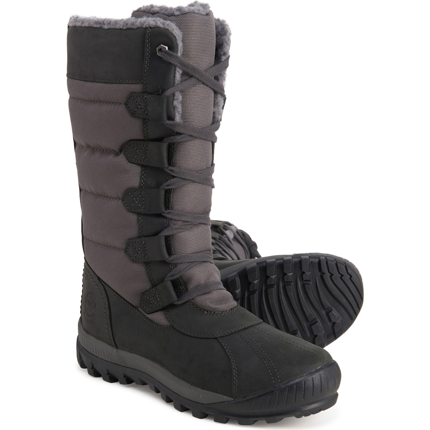 black winter timberland boots