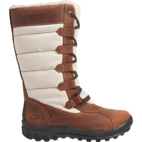 timberland mount hayes tall waterproof faux shearling lined boot