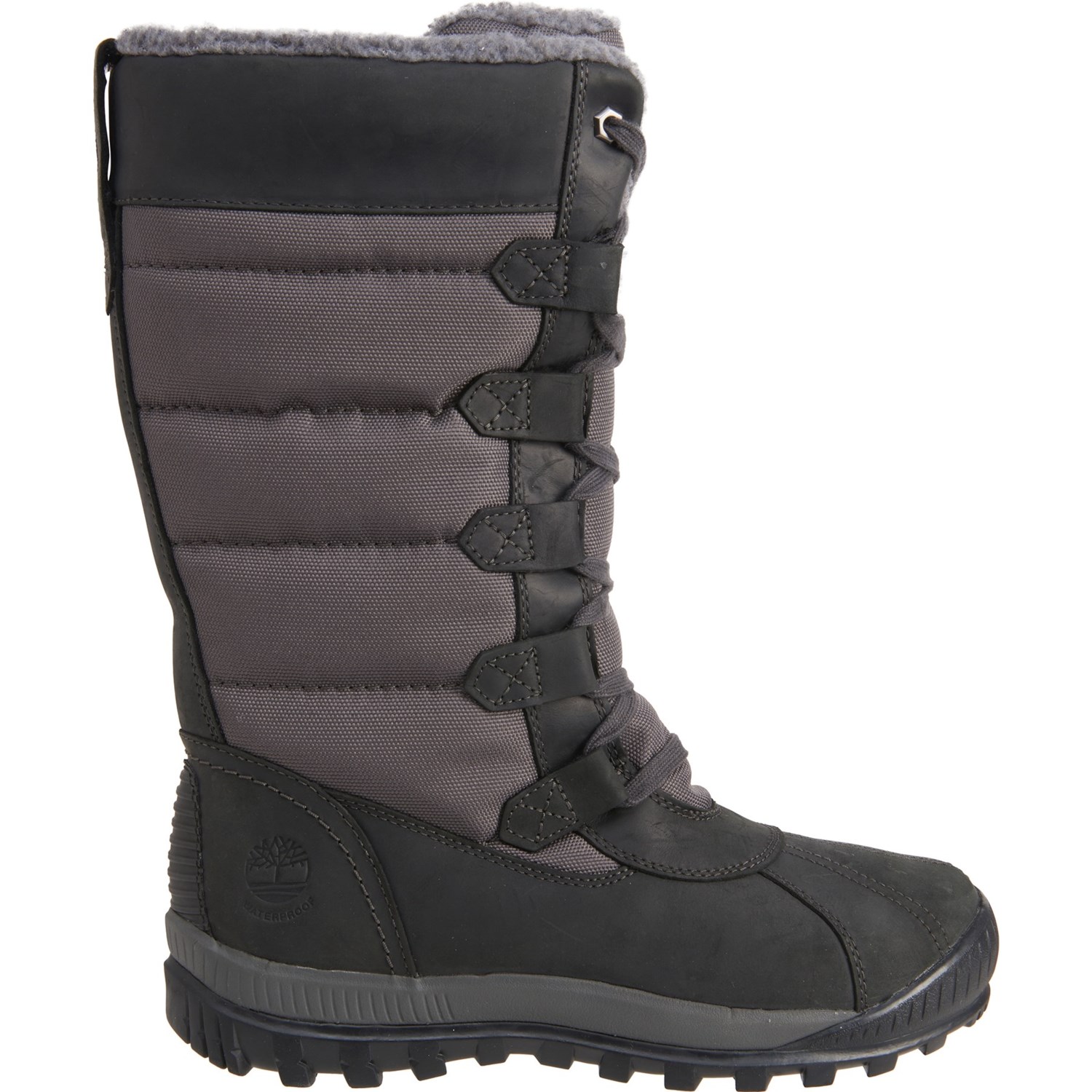 timberland black winter boots