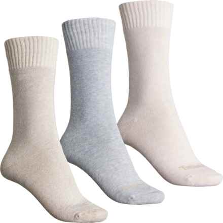 Timberland Oversized Welt Marled Boot Socks - 3-Pack, Mid Calf (For Women) in Alloy