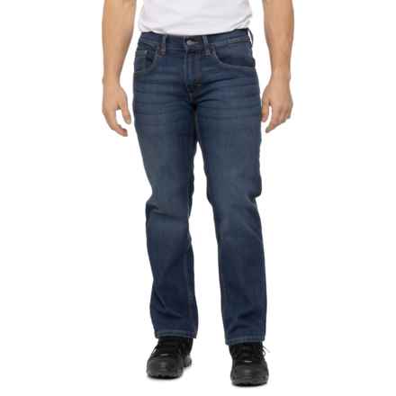 Timberland Pro Ballast Straight Fit Flex Jeans in Dk Wash/Sanding Orange