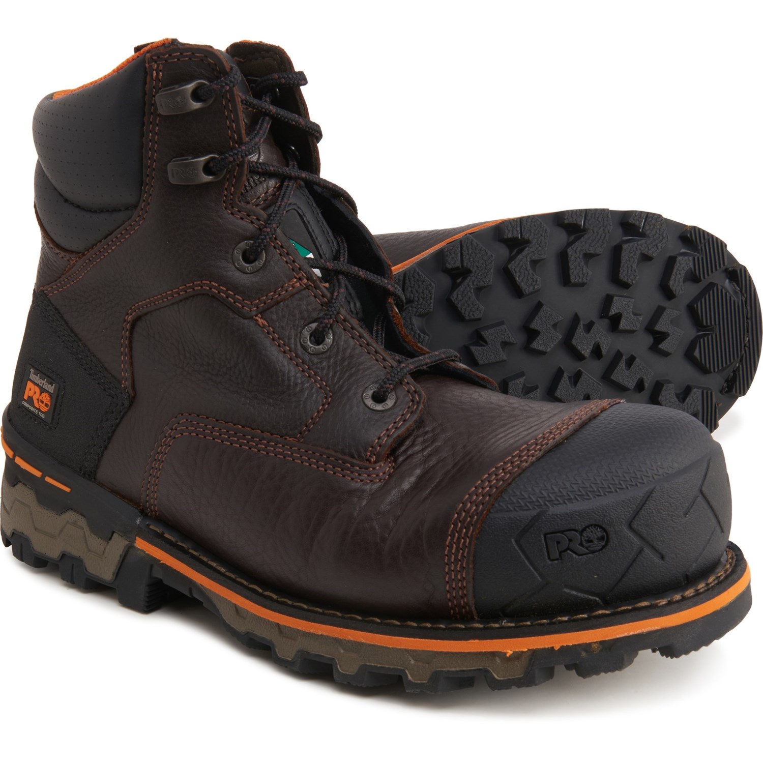 timberland pro men's boondock waterproof composite safety toe work boots