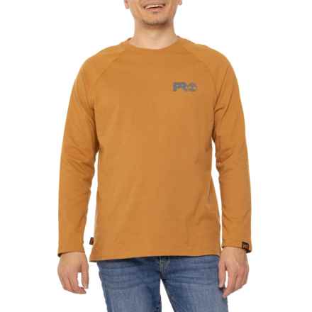 Timberland Pro Core Reflective Pro Logo T-Shirt - Long Sleeve in Wheat Boot