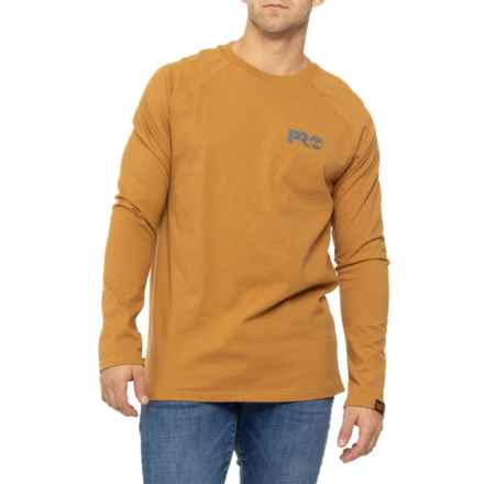Timberland Pro Core Reflective Pro Logo T-Shirt - Long Sleeve in Wheat Boot
