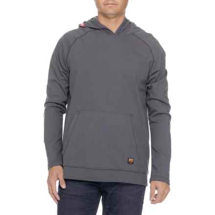 Timberland Pro Flame-Resistant Printed Cotton Core Lightweight Hoodie - UPF 50+ in Charcoal