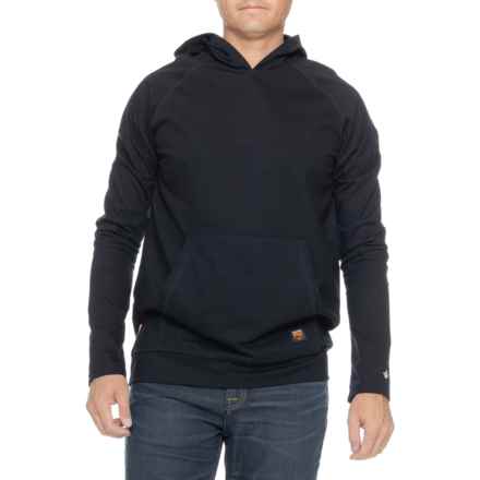 Timberland Pro Flame-Resistant Printed Cotton Core Lightweight Hoodie - UPF 50+ in Navy