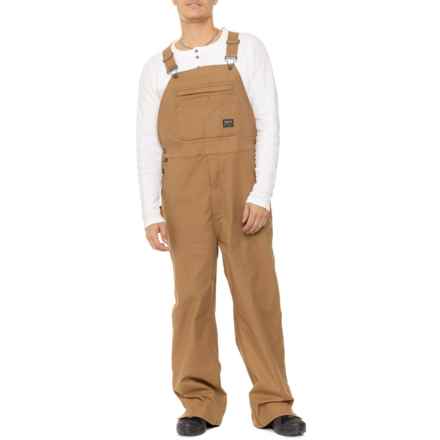 Timberland Pro GritFlex Canvas Bib Overalls in Dark Wheat