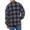 7ARPN_2 Timberland Pro Gritman Plaid Fleece Shirt Jacket - Snap Front