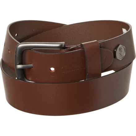 Timberland Pro Hex Stud Belt - Leather, 38 mm in Dark Brown