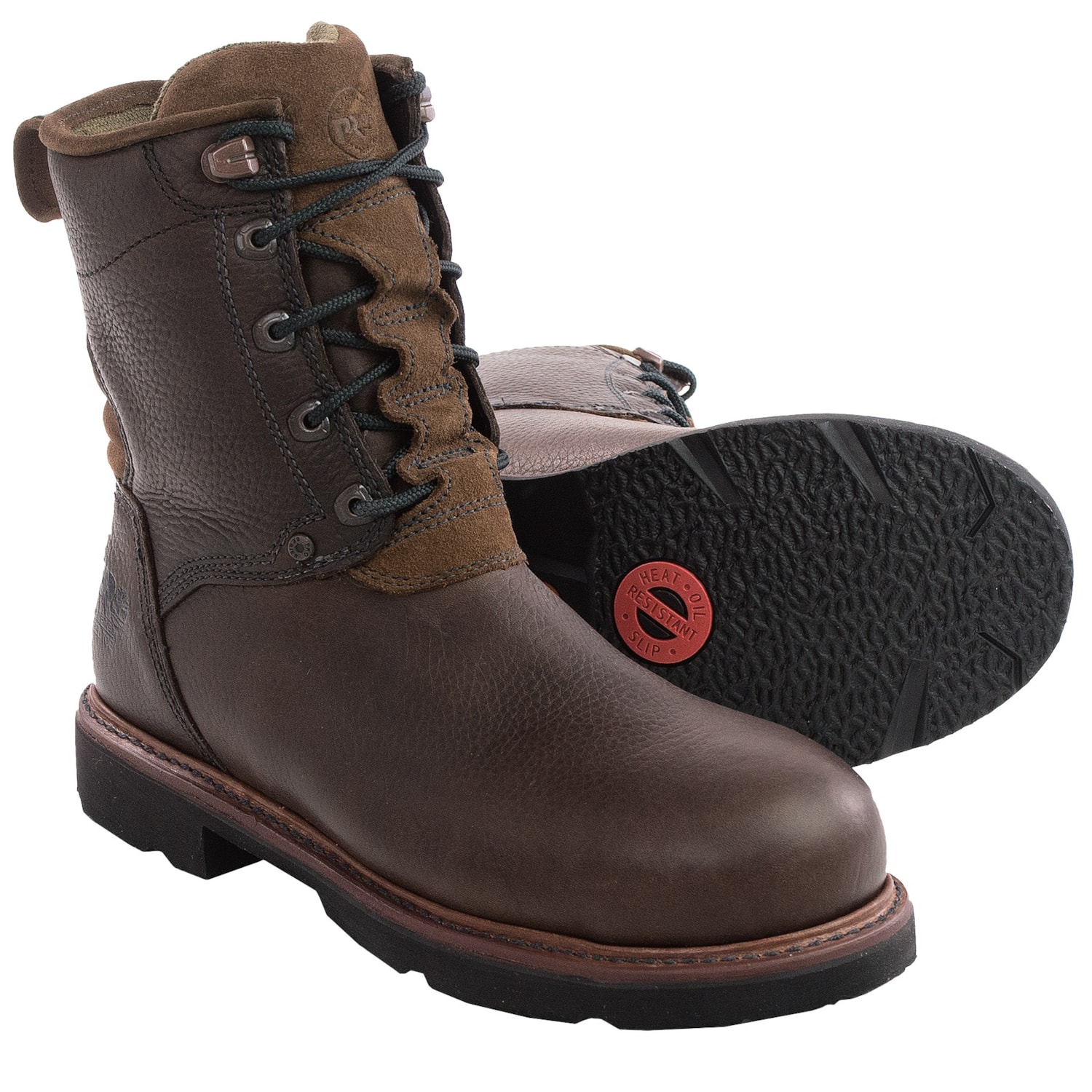 thumbnail interactive-video image 1 of Ad Tec Men's 6 Work Boots With Steel Toe, Slip Resistant, Leather, Construction Boots, Brown, 11.5 W US Price In Saudi Arabia | Amazon Saudi Arabia 1 of 13