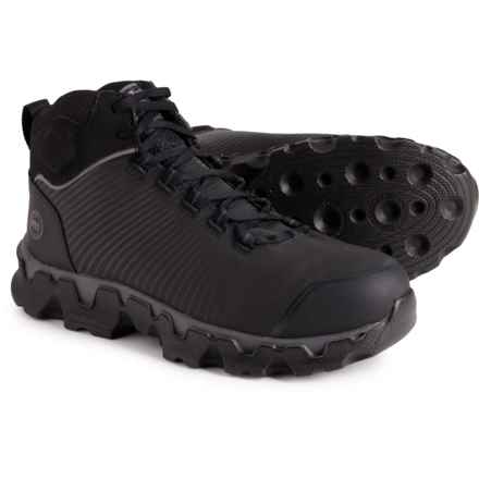Timberland Pro Powertrain Sport Mid Athletic Work Boots - Leather, Composite Safety Toe (For Men) in Black