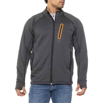 Timberland Pro Reaxion Fleece Jacket - Full Zip in Charcoal Heather