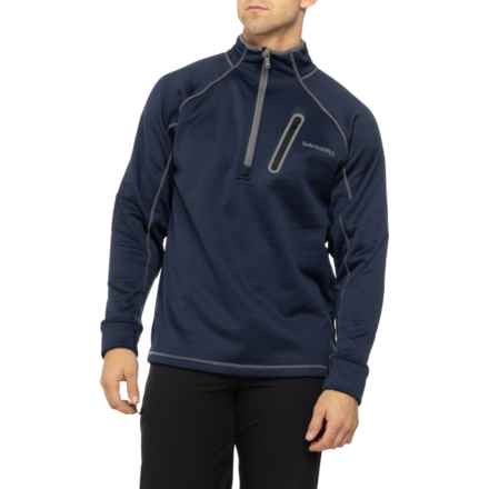 Timberland Pro Reaxion Sweatshirt - Zip Neck in Navy Heather