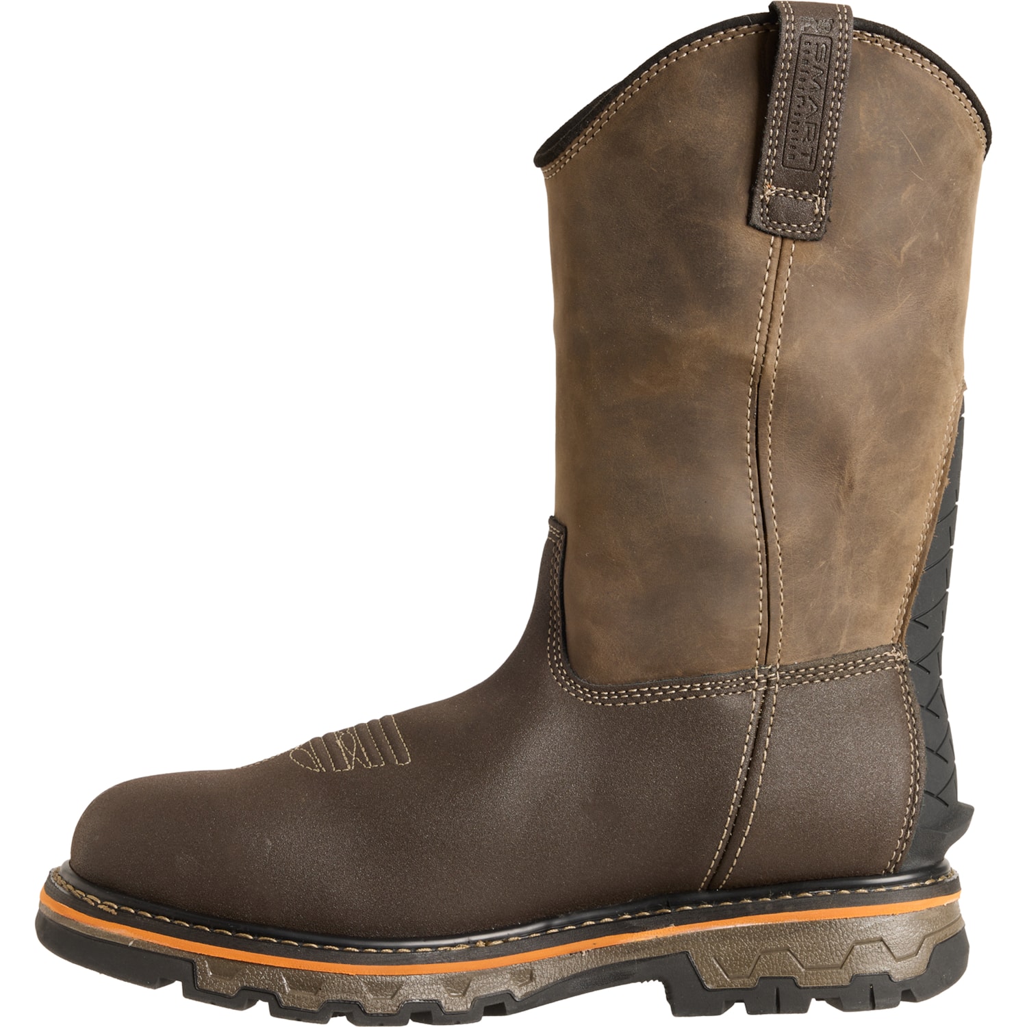 Timberland Pro Men Brown Leather Hyperchange Waterproof Composite Work Boots 13 Timberland Pro True Grit Work Boots (For Men) - Save 57% main image 3