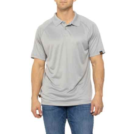 Timberland Pro Wicking Good Polo Shirt - Short Sleeve in Medium Grey Heather