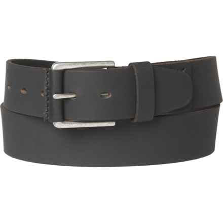Timberland Pull Up Jean Belt - Leather, 40 mm (For Men) in Black