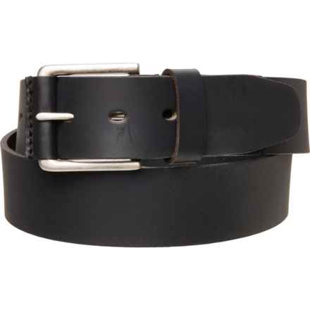 Timberland Pull Up Jean Belt - Leather, 40 mm (For Men) in Black