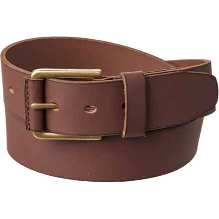 Timberland Pull Up Jeans Belt - Leather, 40 mm in Dark Brown