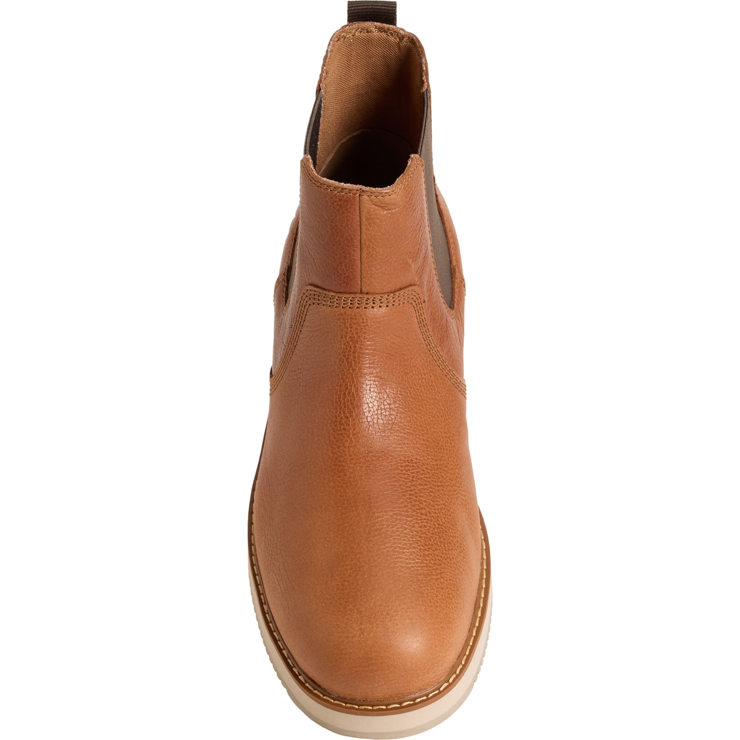 Timberland Tan Nubuck Chelsea Boots with Brown Elastic men display picture 1