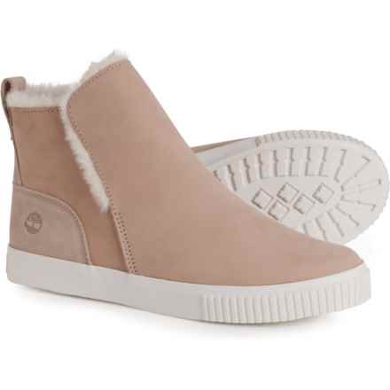 Timberland Skyla Bay Pull-On Sneaker Boots - Nubuck (For Women) in Light Taupe