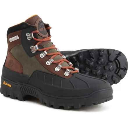Timberland Vibram® Euro Hiking Boots - Waterproof, Insulated, Leather (For Men) in Dark Brown