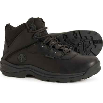 Timberland White Ledge Mid Lace-Up Hiking Boots - Waterproof (For Men) in Black