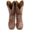 6732N_2 Tin Haul Big Cat, Little Kitty Cowboy Boots - Square Toe, Leather (For Women)