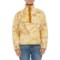 Toad&Co Campo Fleece Jacket in Barley Tie Dye Print