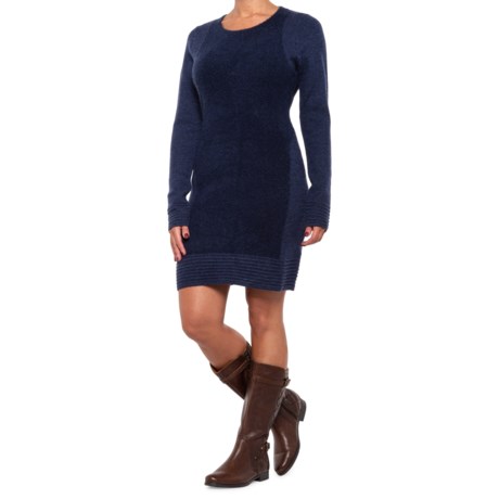 womens navy sweater dress