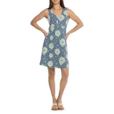 Toad&Co Rosemarie Dress - Organic Cotton, Sleeveless in North Shore Speedy Print