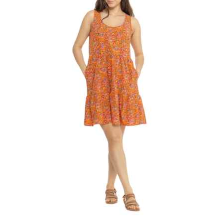 Toad&Co Sunkissed Sunsana Dress - Sleeveless in Taffy Micro Floral Print