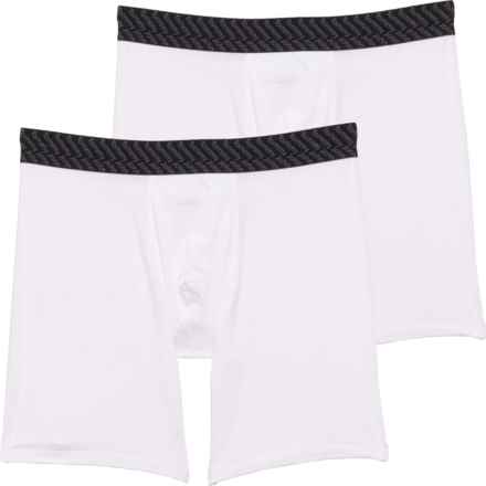 Tommy John Cotton Basics Boxer Briefs - 2-Pack, 6” in White