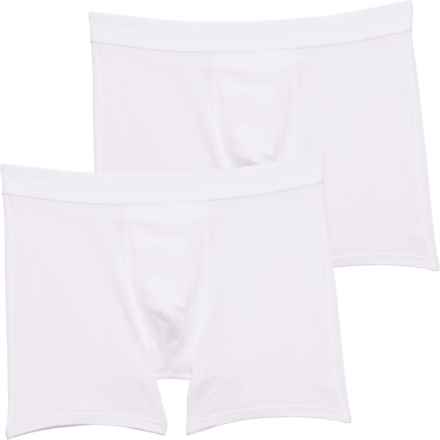 Tommy John Cotton Basics Trunks - 2-Pack, 4” in White