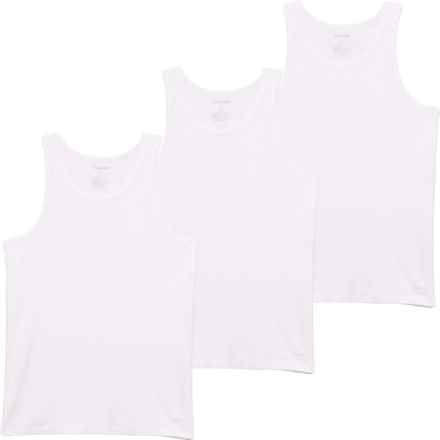 Tommy John Essential Cool Cotton Tank Top - 3-Pack, Modern Fit in White