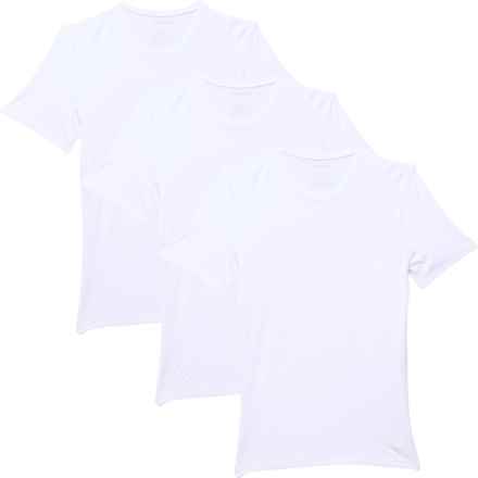 Tommy John Essential Second Skin T-Shirt - 3-Pack, Short Sleeve in White