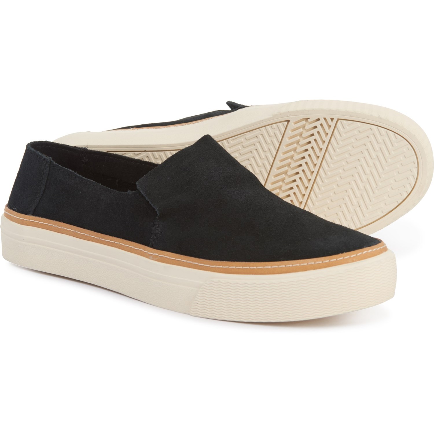 TOMS Black Sunset Sneakers (For Women)