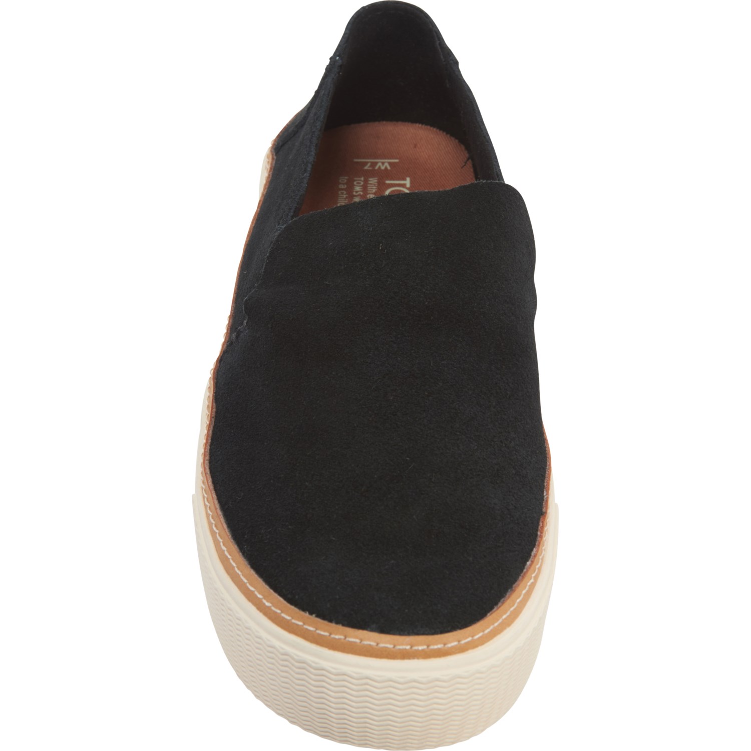 TOMS Black Sunset Sneakers (For Women)