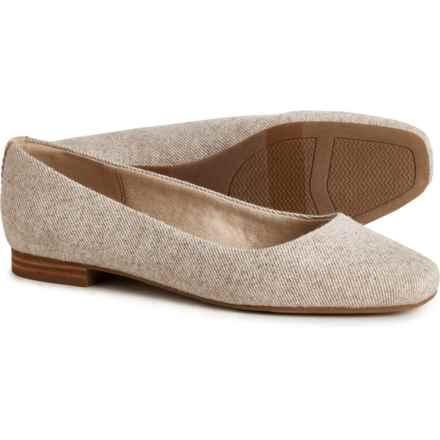 TOMS Briella Ballet Flats (For Women) in Natural Shimmer