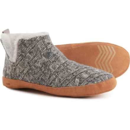 Chunky Cable Lola Slippers (For Women) in Cement
