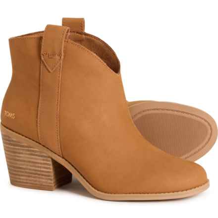 TOMS Constance Boots - Leather (For Women) in Tan
