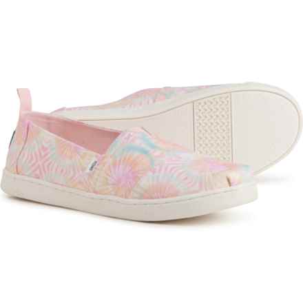 Girls Tie-Dye Alpargata Canvas Shoes in Candy Pink