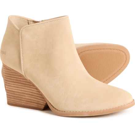 TOMS Hadley Boots - Suede (For Women) in Oatmeal