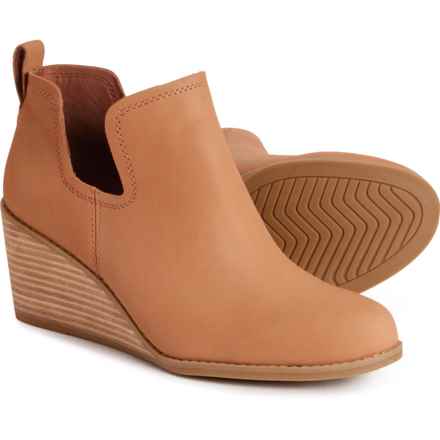 TOMS Kallie Boots - Nubuck (For Women) in Tan Oiled