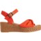 7WXHP_3 TOMS Kinsely Slub Woven Wedge Sandals (For Women)