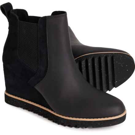 TOMS Maddie Boots - Leather (For Women) in Black