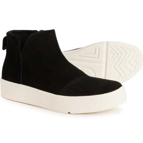 TOMS Verona Platform Booties - Suede (For Women) in Black